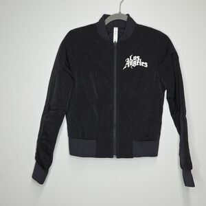 lululemon athletica Reversible Bomber Jacket Los Angeles Womens Size 4 Zip Up